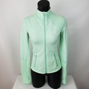 Lululemon mint green zipper jacket size 4